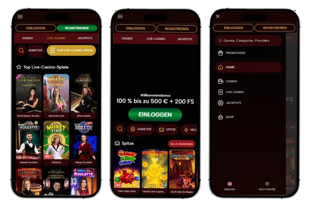 Bookyspinz Casino app