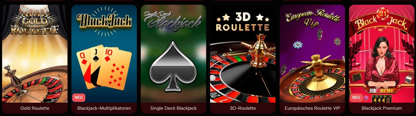 Bookyspinz Casino Tischspiele